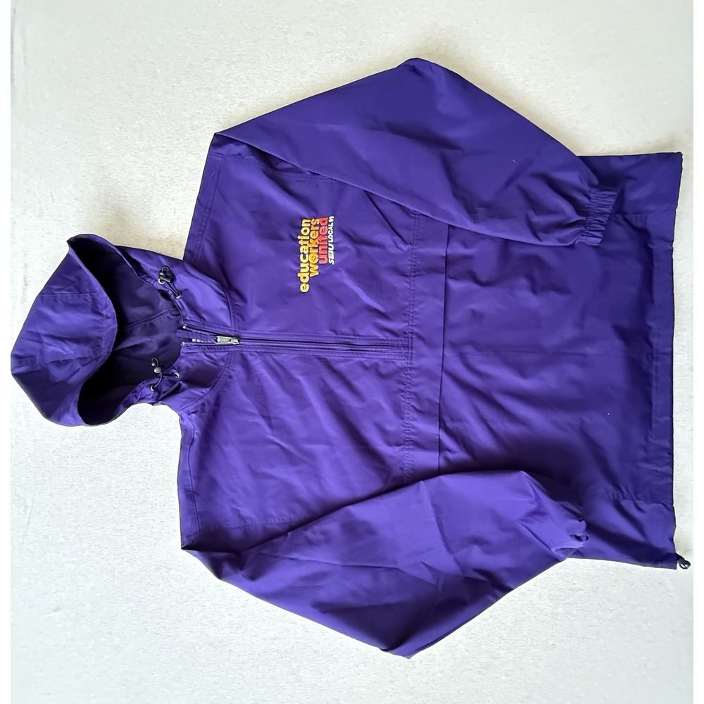 SEUI UNION 99 Unisex Purple Windbreaker Size Medium